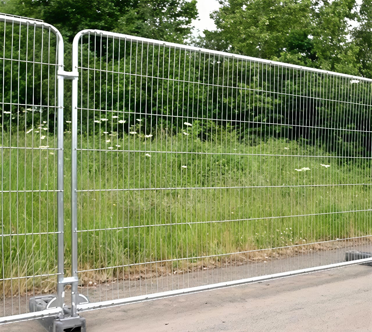 standard heras fencing size