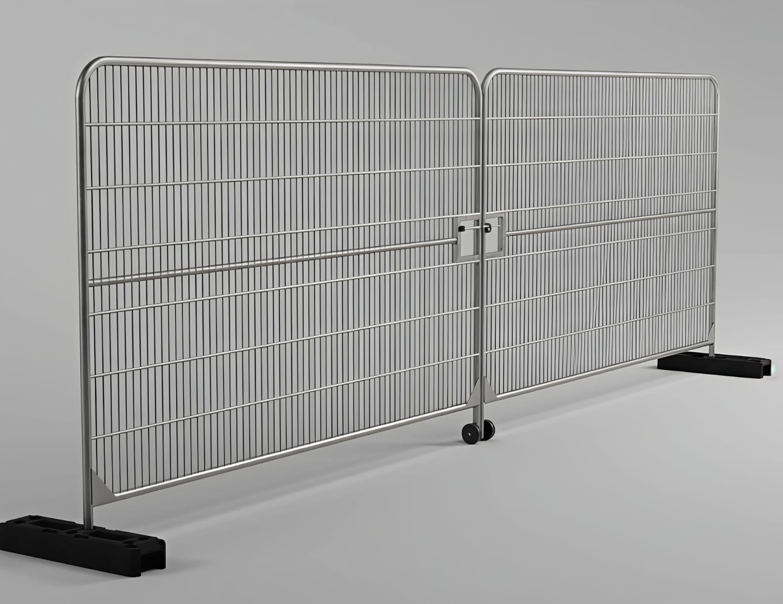 standard heras fencing size