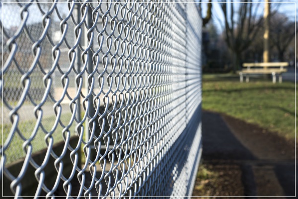 galvanized steel fence