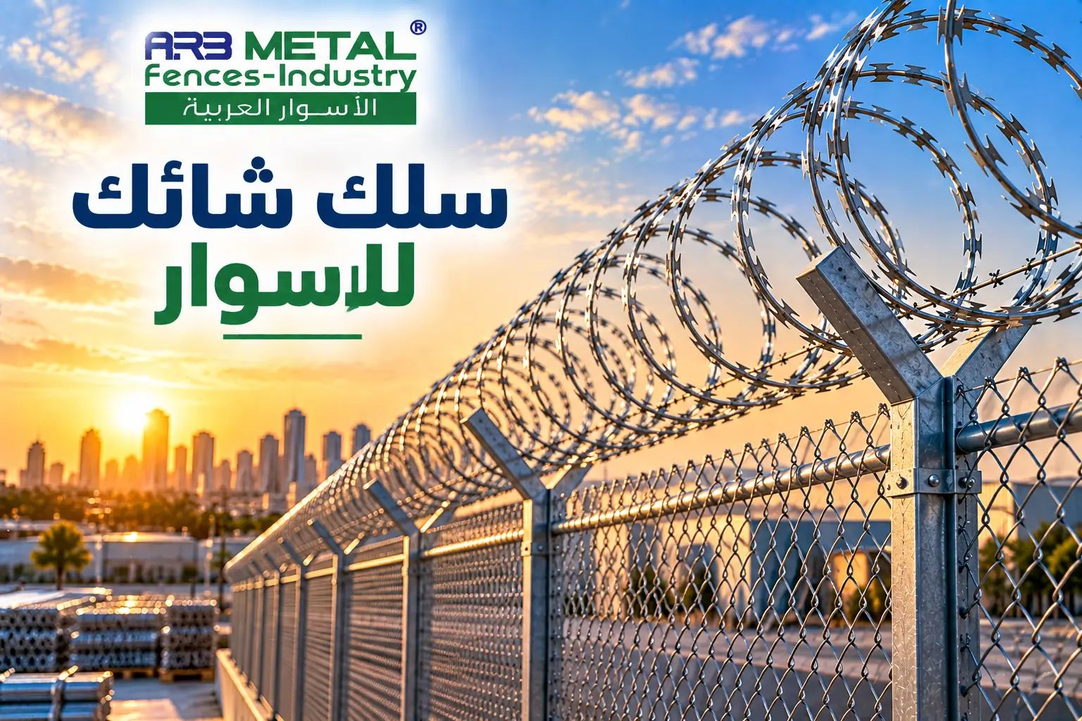 سلك شائك لحماية الاسوار